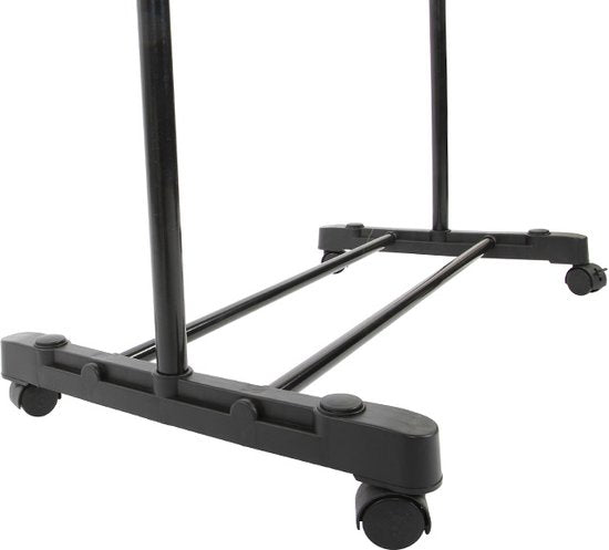 Practo Home - Kledingrek - 75 x 42 x 150 cm - met wielen