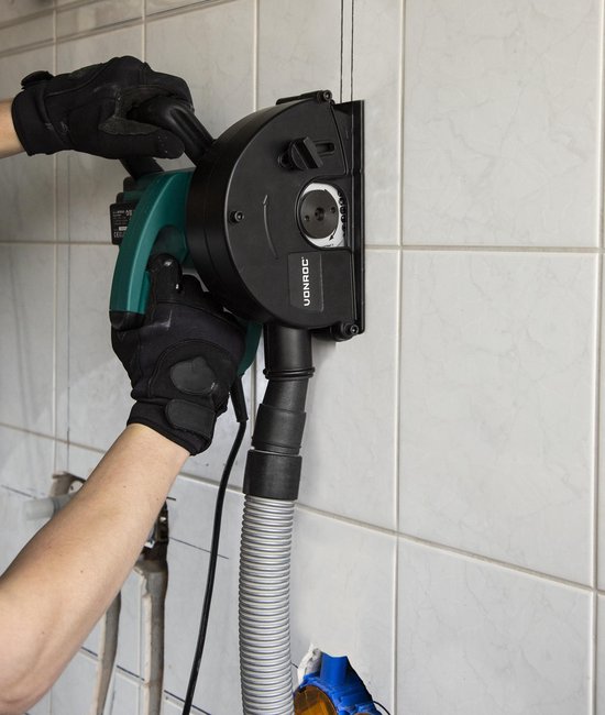 VONROC Muurfrees – max. 29 mm Sleufbreedte – 1700 W – Ø150 mm – Zwart