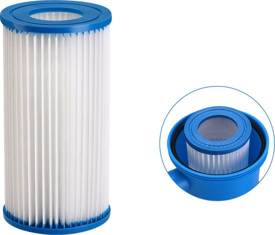 Monzana Zwembad Filterpomp MZP90 - 3800 L/u 90W Incl. Patroon - Blauw