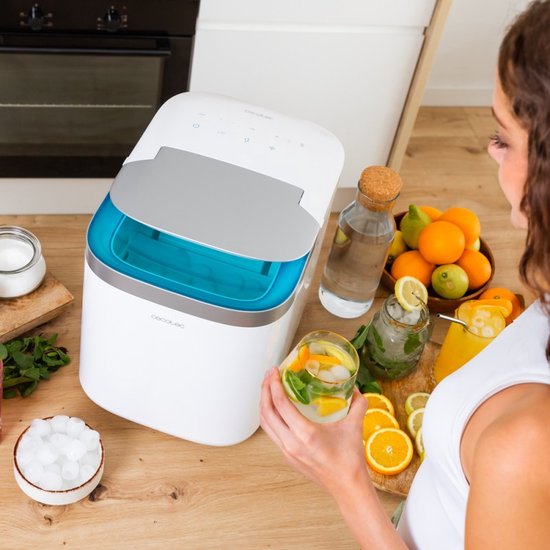 Cecotec Chillin` Ice 1500 IJsmachine, 150 W, dagelijkse productiecapaciteit 15 kg, touch-display, bediening met app, controleven