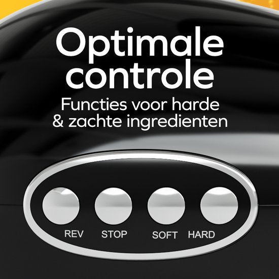 KitchenBrothers Slowjuicer XL - Juicer - Groenten en Fruitpers - 43 mm en 70 mm invoer - 500 ml - Zwart
