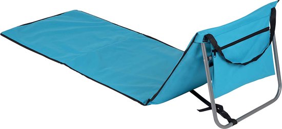 Bo-Camp - Strandmat/strandstoel - Lota - Blauw