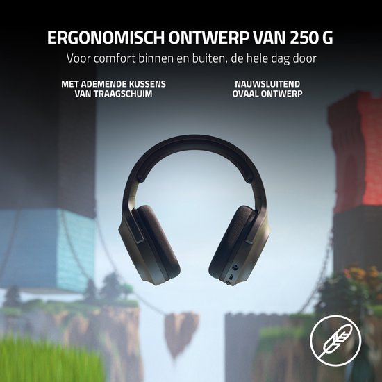 Razer Barracuda X (2022) - Draadloze Gaming Headset - PC/PlayStation/Switch/Android - Zwart
