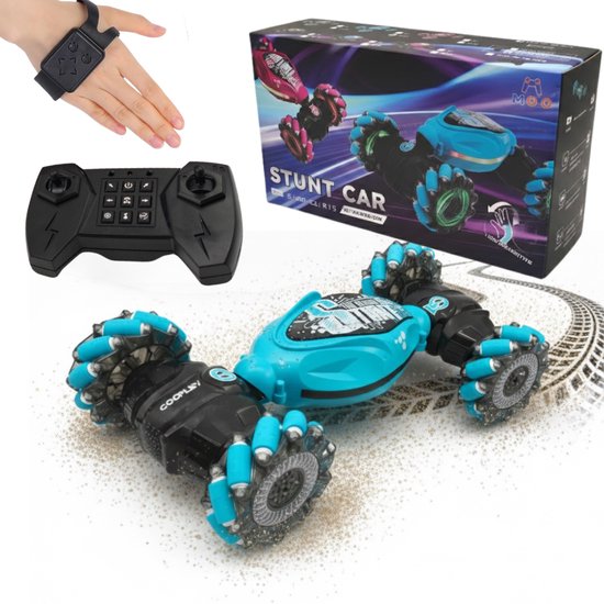 Bestuurbare Auto Stunt Editie – RC Auto - Met Hand Afstandsbestuurbare Auto – Radiografisch – Voor Jongens en Meisjes – Race Auto 360 Graden - Met Extra Accu
