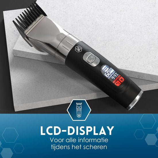 Beeperfect® Tondeuse Mannen - Haartrimmer - Tondeuse Mannen Hoofdhaar - Trimmer voor Hoofd & Baard - Haar tondeuse - Trimmer