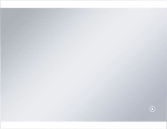 vidaXL - Badkamerspiegel - LED - met - aanraaksensor - 80x60 - cm