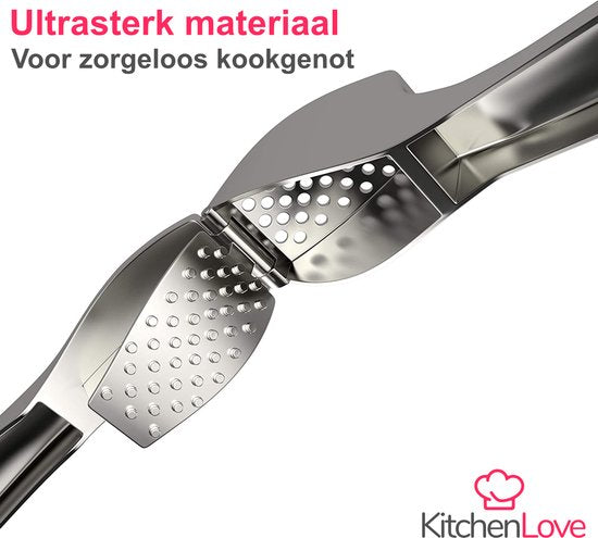 KitchenLove Knoflookpers - Lookpers - Gemberpers - Vaatwasser Bestendig
