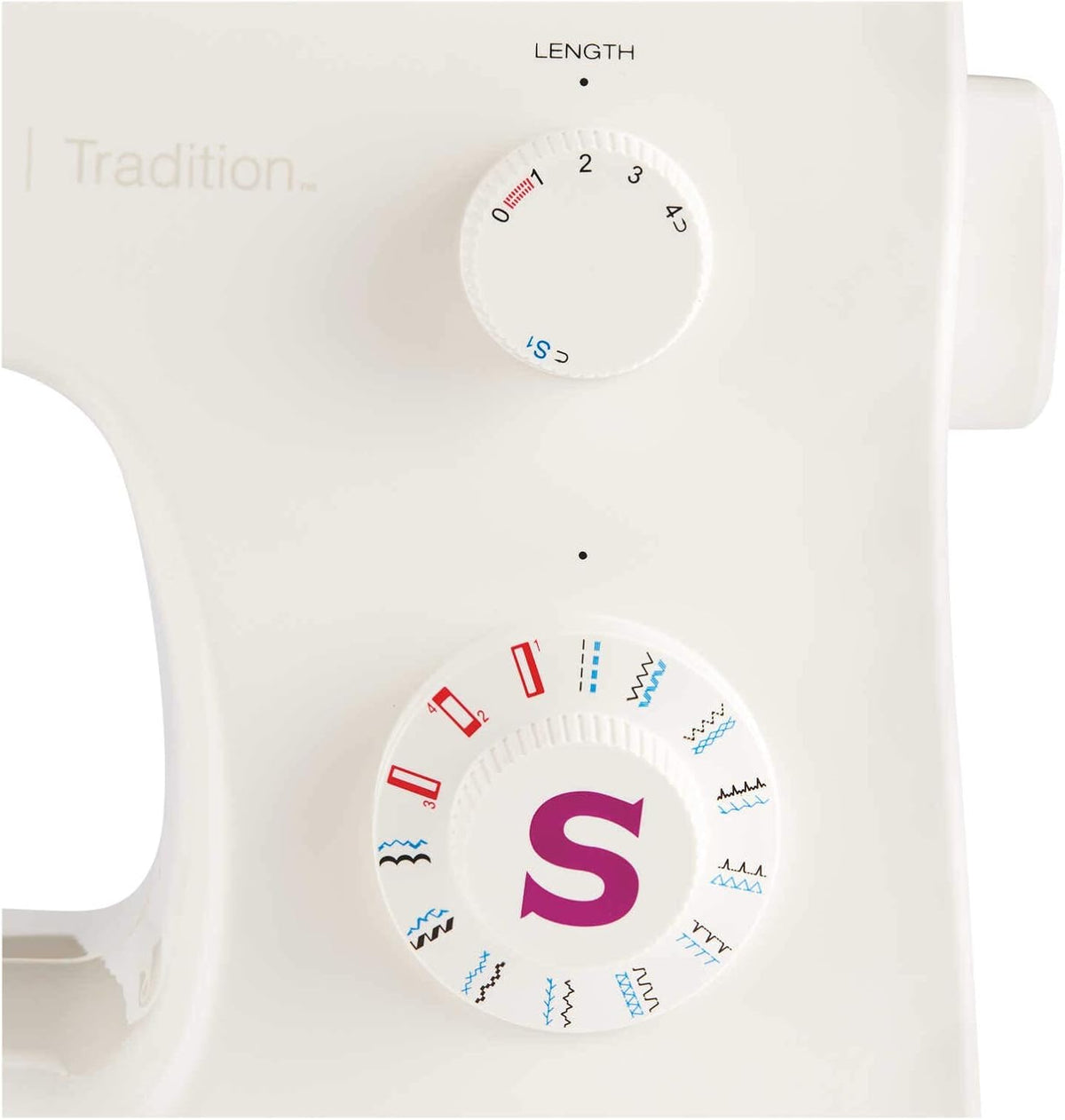 Singer Tradition 2263 Naaimachine - 23 Steekprogramma's - 44,8 x 22,4 x 36 cm - 85 W - Wit
