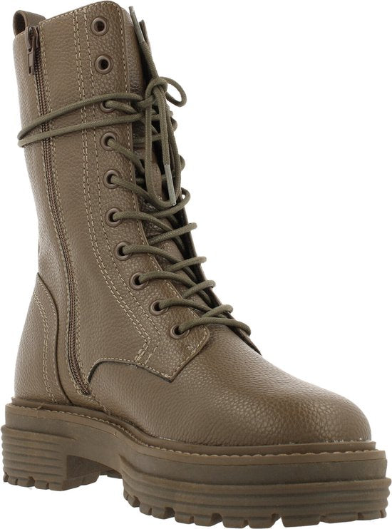 Bullboxer - Boot - Vrouw - Donkerbruin - Maat 40 - Laarzen