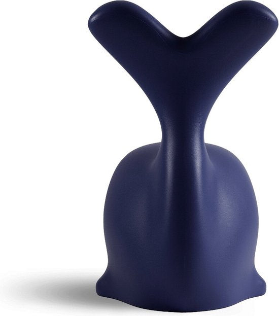 Walvis stoeltje Marineblauw / Whalechair Navyblue - Design Bijzettafel - Visnet materiaal - Werkwaardig.