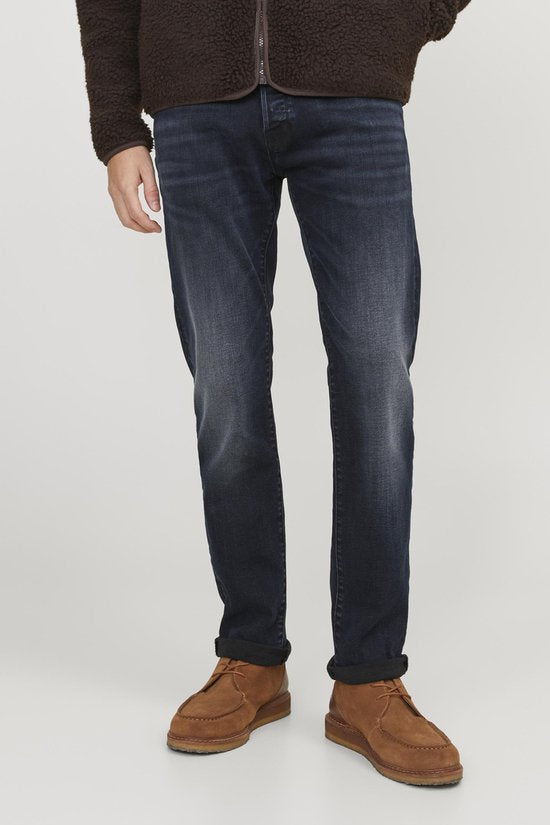 Jack & Jones Glenn Slim Fit Jeans JJFOX 50SPS - Donkerblauw Denim - W33/L32