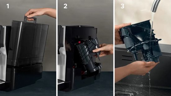 Siemens EQ700 Volautomatische espressomachine - 2,4 l - Zwart en zilver