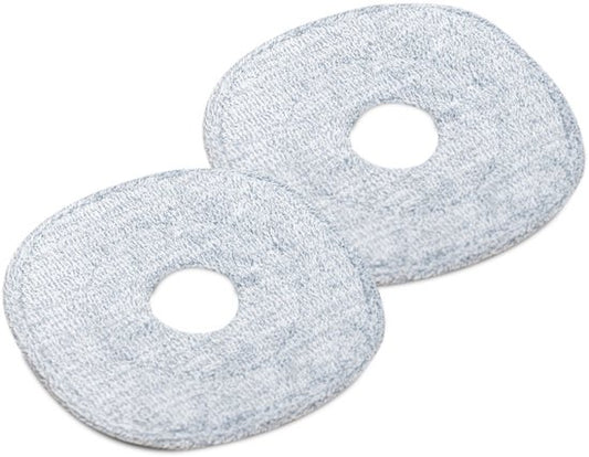 Livington Clean Water Spin Mop microvezelpads 2 stuks - Mopvervangingspads voor de Livington Clean Water Spin Mop vloermop - voor alle vloeren - vervangende mopkop - accessoires