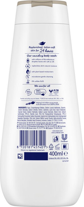 Dove Douchecrème Nourishing Silk - 400 ml