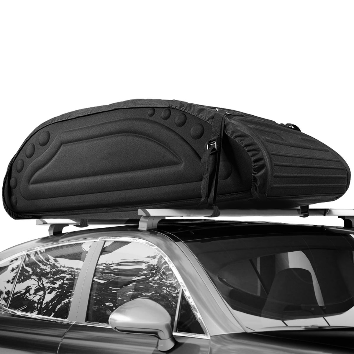 Coast Dakbagagezak - 400 liter inhoud - waterdicht - opvouwbaar - zwart