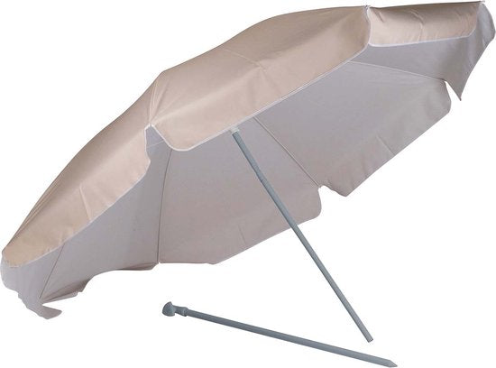 Bo-Camp - Parasol - Met knikarm - Ø 200 cm - Sand