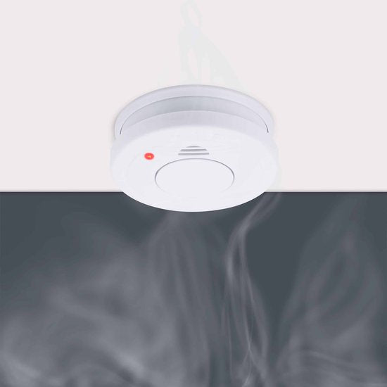 Smartwares 10.044.62 - Rookmelder 85 dB - 1 Jaar batterij, 10 jaar sensor - TUV Gecertificeerd - Brandmelder