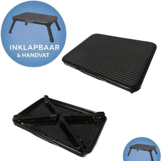 Ceruzo Opstapkruk Inklapbaar – Anti-Slip – 150 kg – Camping Keuken