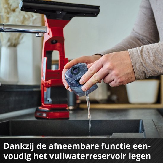 Einhell Accu Ruitenreiniger BRILLIANTO Li Solo - Power X-Change - 18V/Li-ion - Werkbreedte: 28 cm - Excl. accu en lader