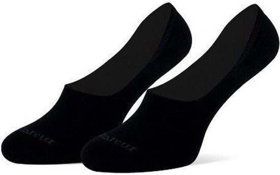 Marcmarcs - 2 paar onzichtbare sneakersokken - Antislip tape op hiel - Maat 38 - Blauw