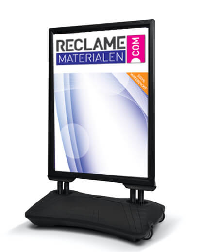 Zwarte Reclamebord A0