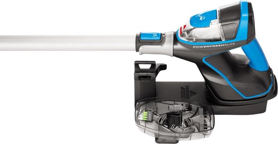 BISSELL PowerFresh Slim Steam Stoomreiniger 1500W - 3 in 1 Stoom Dweil - Multifunctionele Handstomer voor o.a. Badkamer, Keuken - Mop voor Harde & Houten Vloeren - Lichtgewicht 1.9kg - Incl. 4 Opzetstukken - 2234N