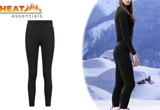 Thermo Ondergoed Dames - Thermo Legging Dames - Zwart - M - Thermokleding Dames - Thermobroek Dames - Thermolegging - Thermo Broek Dames