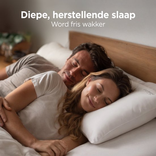 CozySense® Hoofdkussen - Set van 2 - 50x70 CM - Ademend Slaapkussen met Zachte Microvezel Hoes - Hotel Kussen - Pillow - Voor Zij-, Buik- en Rugslapers