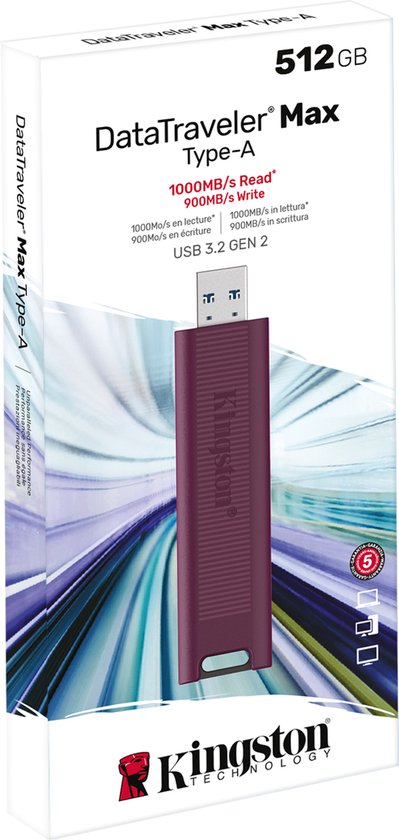 USB-stick Kingston DataTraveler MAX 512 GB USB-A