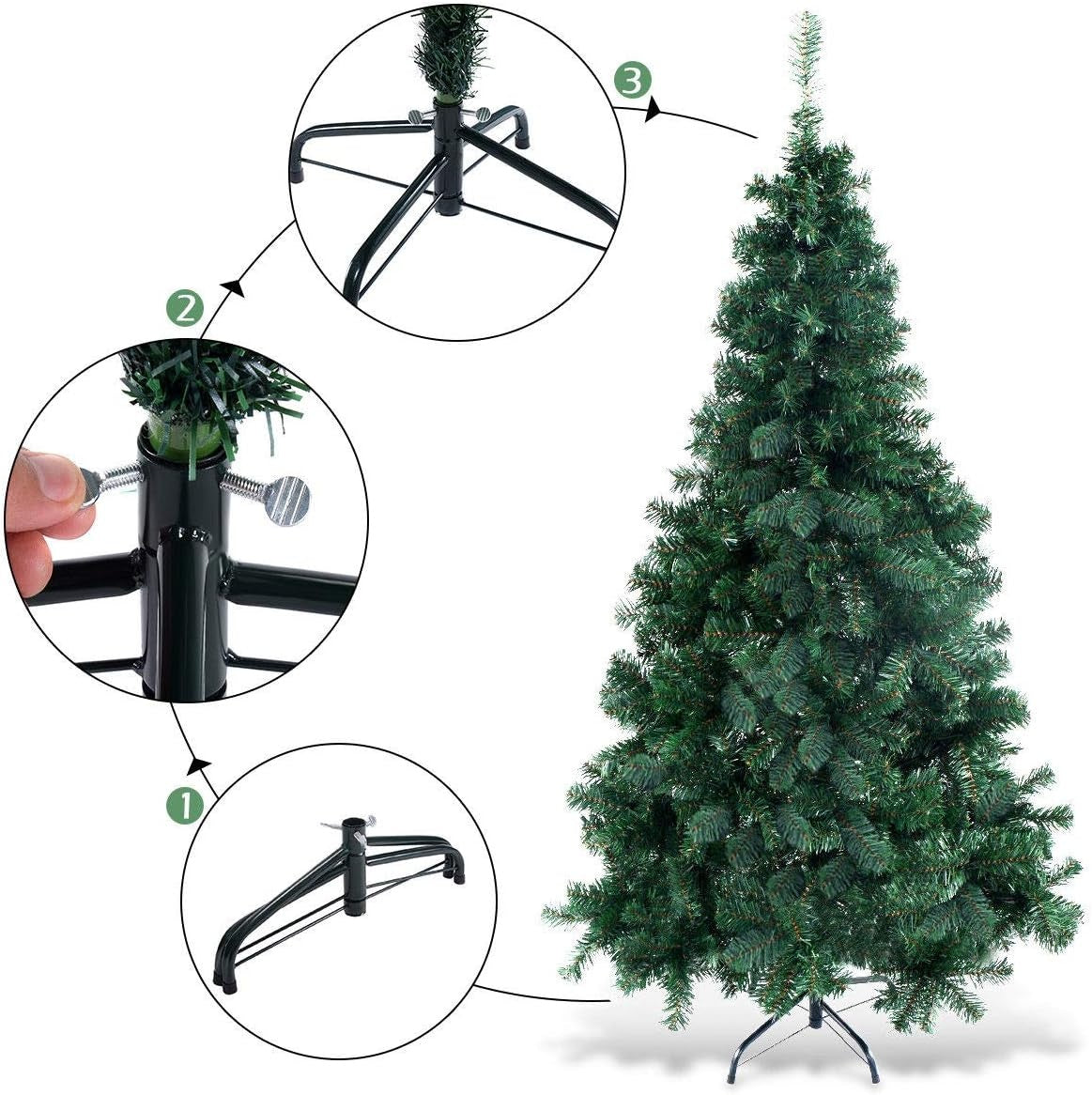 Coast Kunstkerstboom 180cm - 650 Takken - Zonder verlichting
