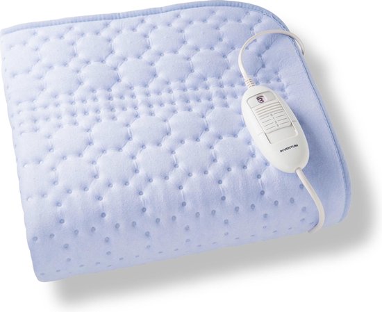 Inventum HN136I - Elektrische onderdeken - Warmere voetenzone - 1 persoons - 150x80 cm - Fleece - Lichtblauw