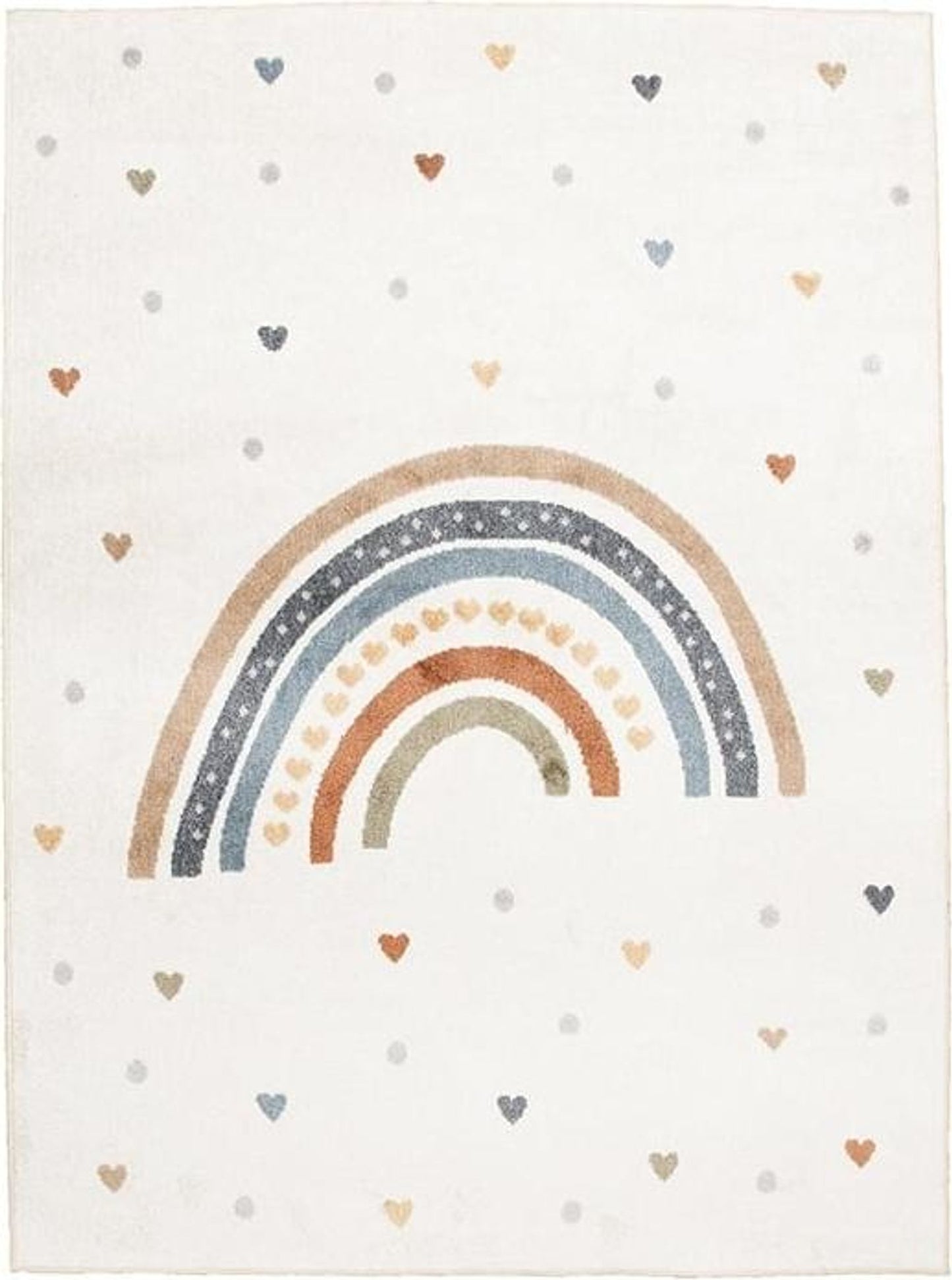 Volero Wasbaar Kinderkleed Ravi Regenboog - Kleurrijk - 140x200 cm