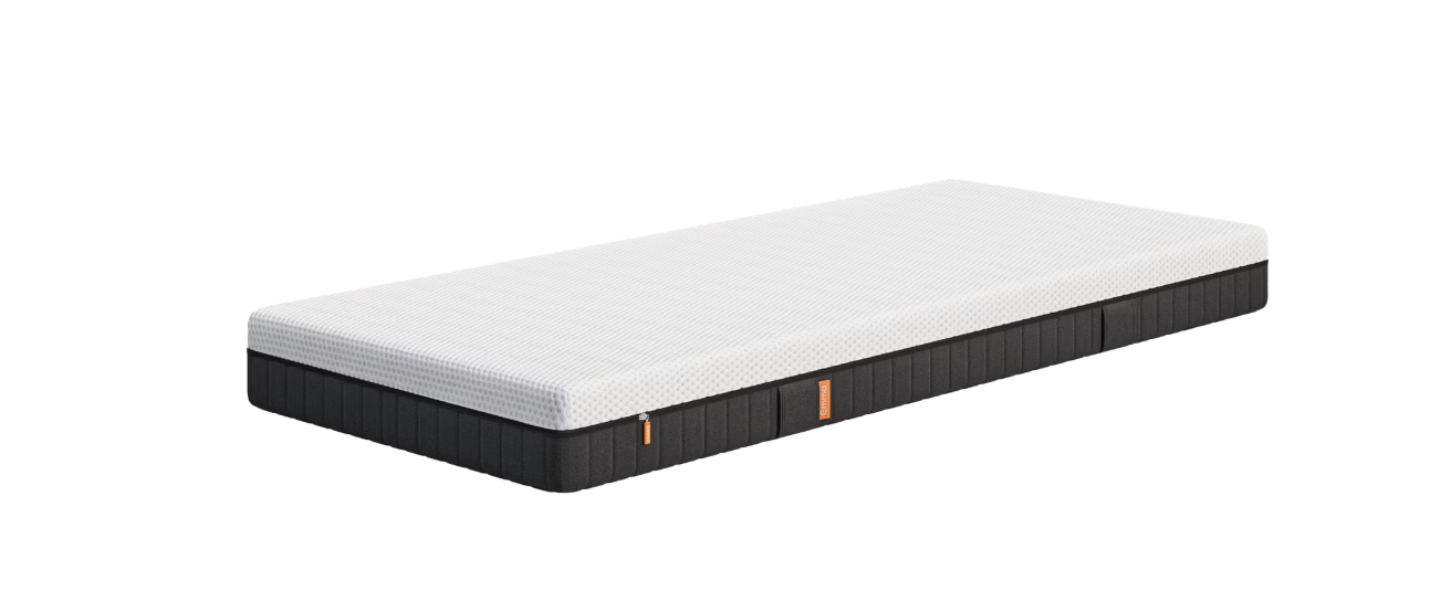 Emma – Express Matras – 160 x 200 cm – Voorzien Van 7 Ergonomische Zones En Aeroflex Pocketveren En Ademende Hoes – Voor Buik- En Rug- En Zijslapers – Wit En Grijs Textiel