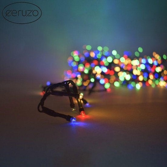 Ceruzo Gekleurde Kerstverlichting - Micro Cluster - 1000 LED - 20 meter - 8 Lichtfuncties + Geheugen - multicolor