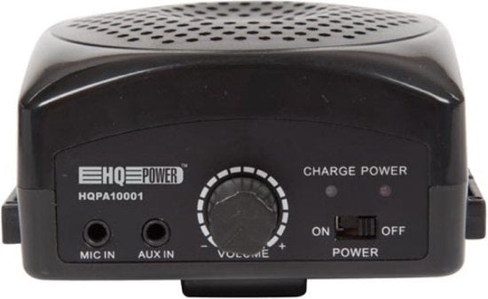 HQ-Power Draagbare stemversterker, met headset en draagriem, 5 W, zwart