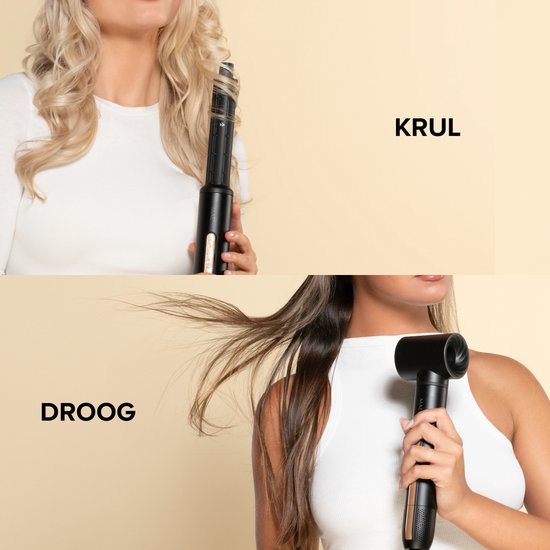 MAE® Airstyler II - Föhnborstel & Krulborstel - Krultang 5 in 1 Multistyler - Hairwrap - Haarstyler