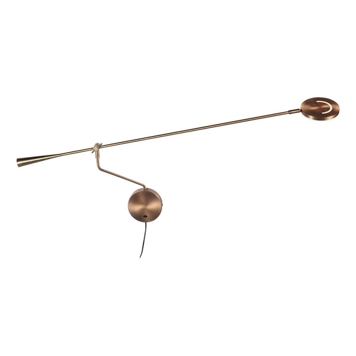 Steinhauer Exclusive - wandlamp - Soleil2 - brons - kunststof metaal - bedlampje - LED - 4387BR
