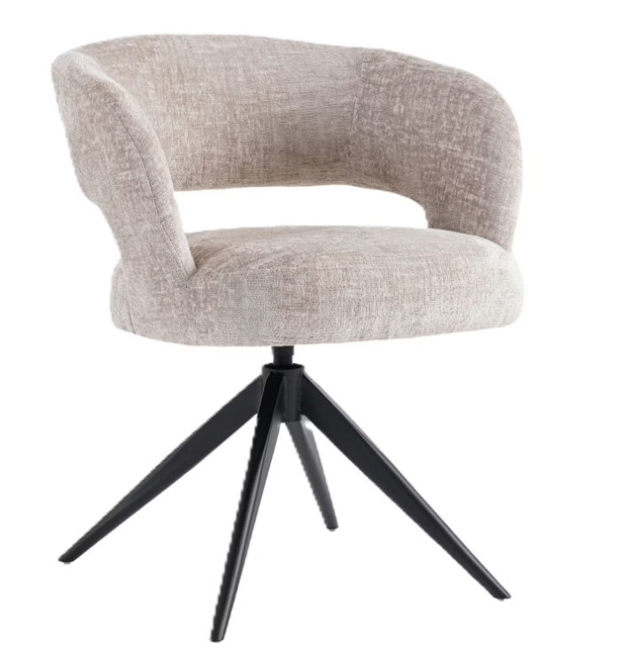 Criks Design Coco Eetkamerstoel - beige -  62x61x77 cm - 2 stuks
