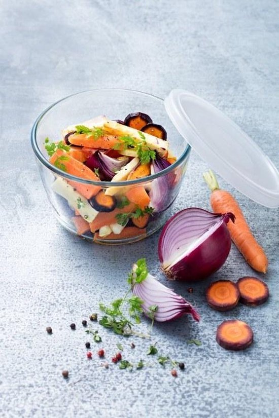 Cook & Freeze Ovenschaal Met Deksel - Set van 8 Stuks - Glas - Pyrex