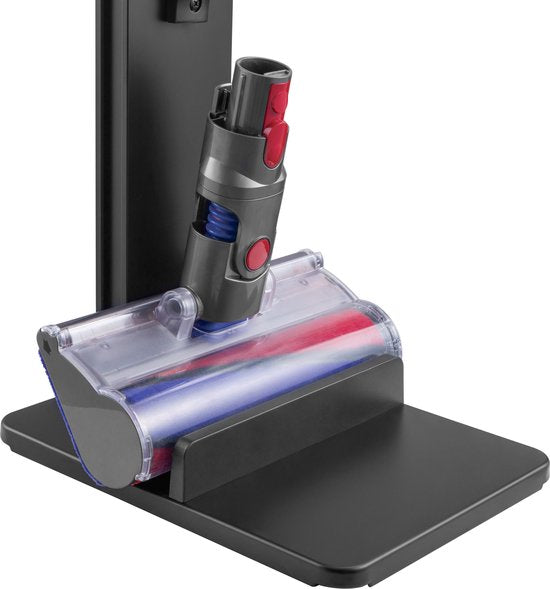 VDD Steelstofzuiger Standaard - Dyson v6, v7, v8, v10, v11, v12, v15, gen 5 - Dyson Standaard - Universele Stofzuiger Standaard - Incl. Accessoires Houder - Zwart
