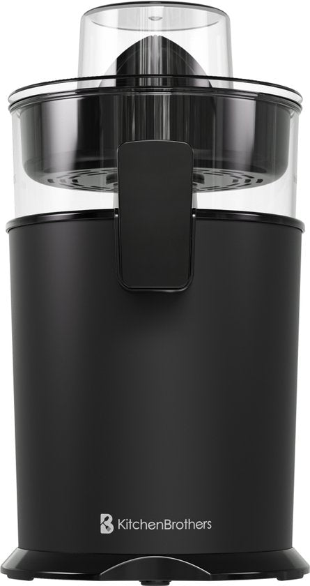 KitchenBrothers Citruspers - Handmatig - Met Uitloop - 0.5L - Zwart