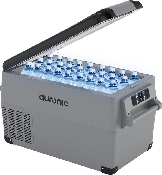 Auronic Elektrische Compressor Koelbox - Coolbox - 30.4L - 12V - Grijs