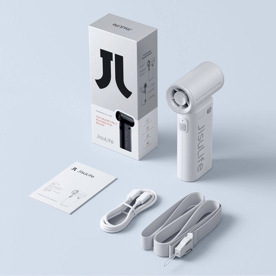 Jisulife Mini Blower Draagbare Ventilator Usb 5000Mah Voor Kantoor