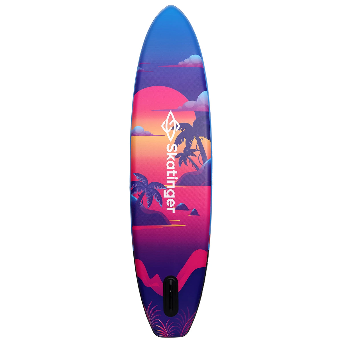 SKATINGER Sunset Stand-Up Paddleboard 11 x 33 x 6 inch - PVC - Dubbelwandig - Tot 20 PSI