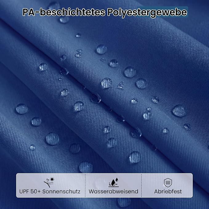 Coast Dubbele Parasol met Ledverlichting - 400 x 200 cm - UPF 50+