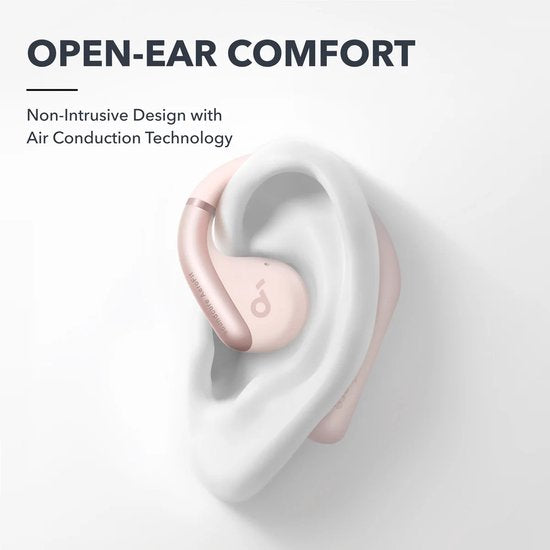 Anker AeroFit Headset Draadloos oorhaak Gesprekken/Muziek/Sport/Elke dag Bluetooth Lichtroze