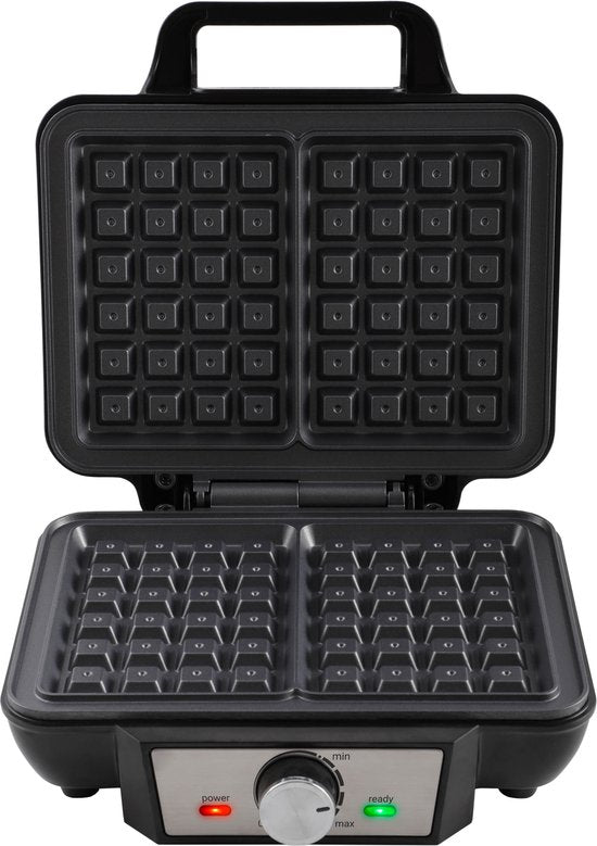 Tomado TWM2301S - Wafelijzer - Wafelmaker - 2 wafels - 23 x 17 cm - PFAS vrij - RVS