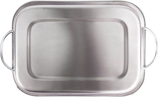 Renberg - Lasagneschaal - Bakvorm - RVS - 32 x 23 x6.3CM - 4 Liter