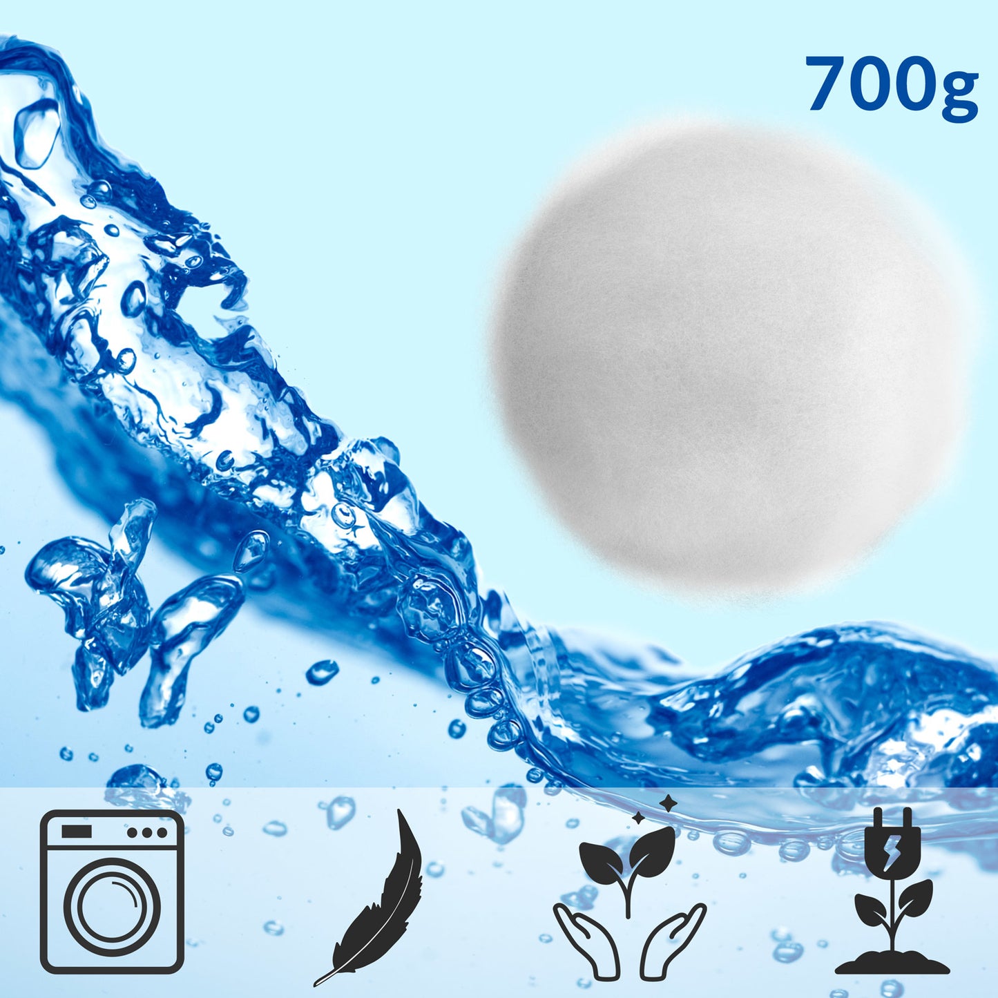 Monzana Filterballen 700g – Zandfiltersysteem 50mm – Wasbaar op 40°C