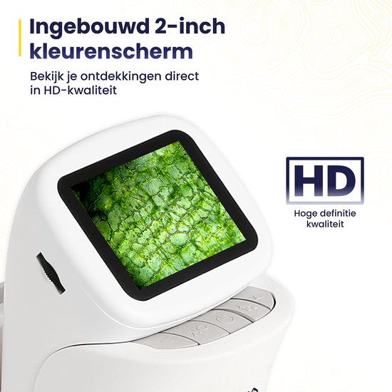 ODESSEY Digitale Microscoop - Draagbaar - 1000X Vergroting - Kinderen - Junior - Microscope